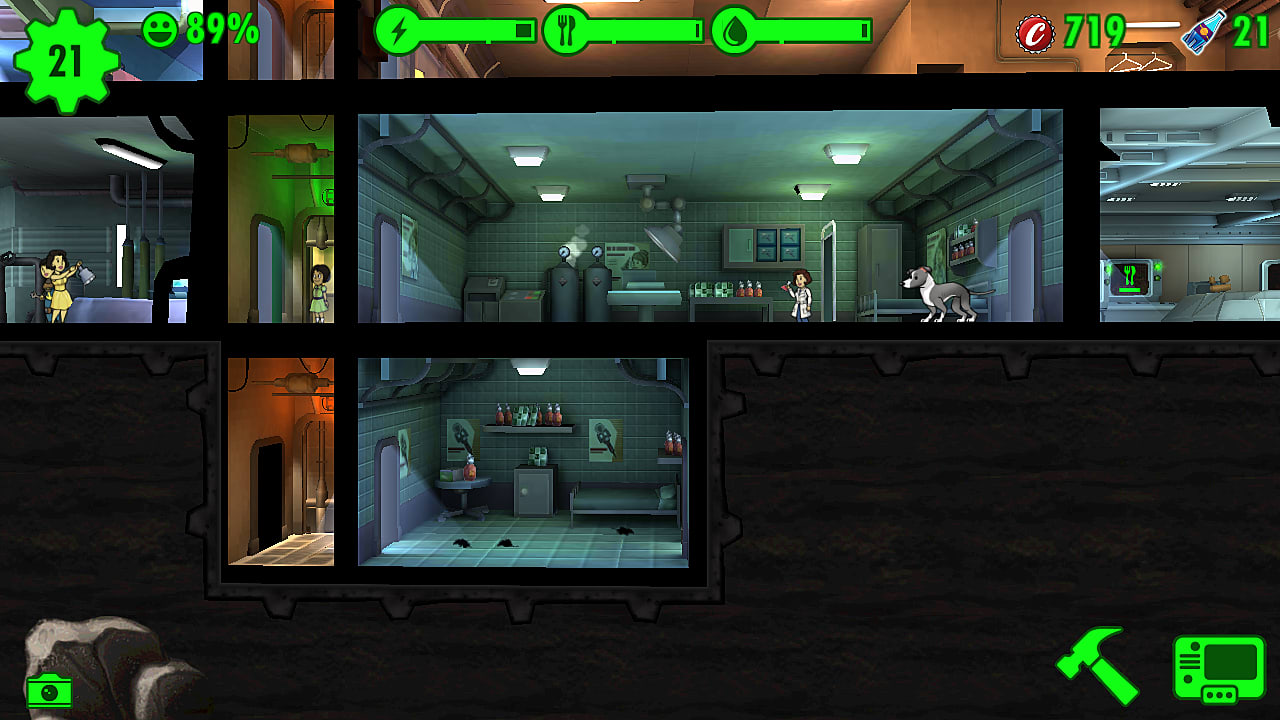 fallout shelter mr handy health regen