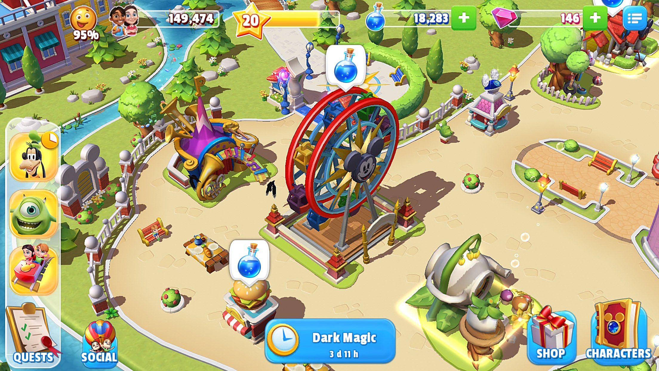 disney magic kingdoms character quests