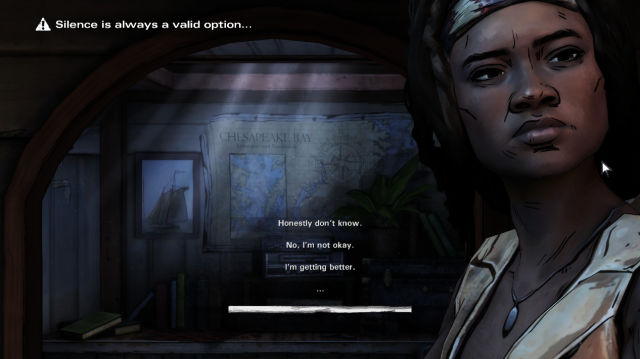 The Walking Dead Michonne Dialog and Choices