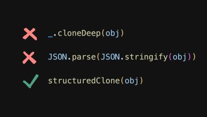 Deep Cloning Objects in JavaScript, the Modern Way