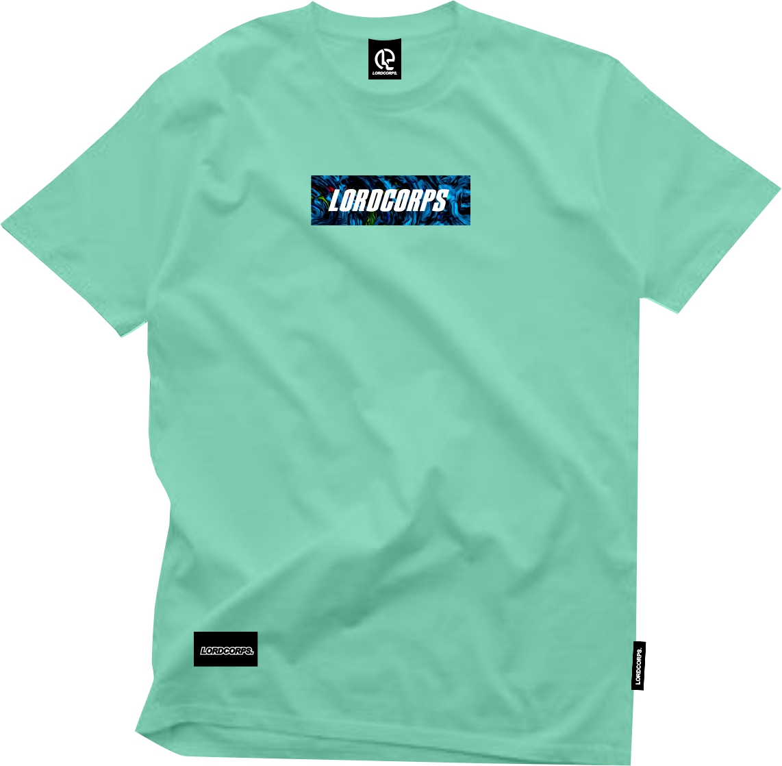 kaos biru