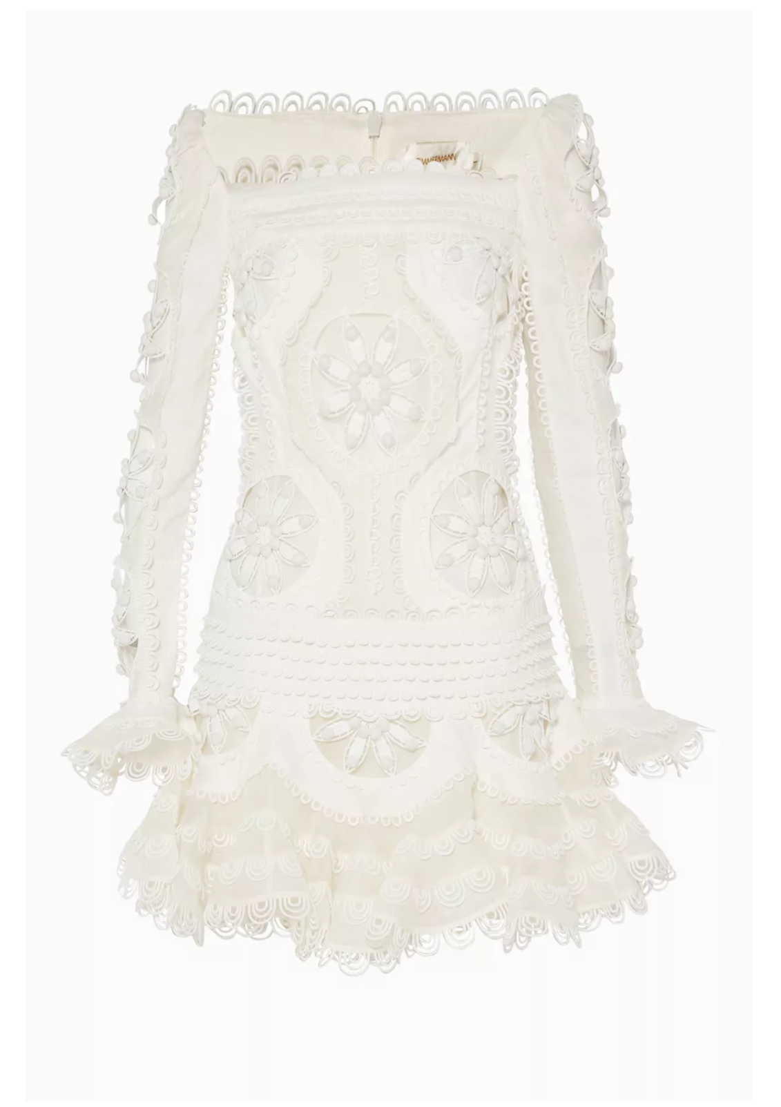 zimmermann whitewave lace up dress Altered Zimmermann Whitewave Laced Flip Dress