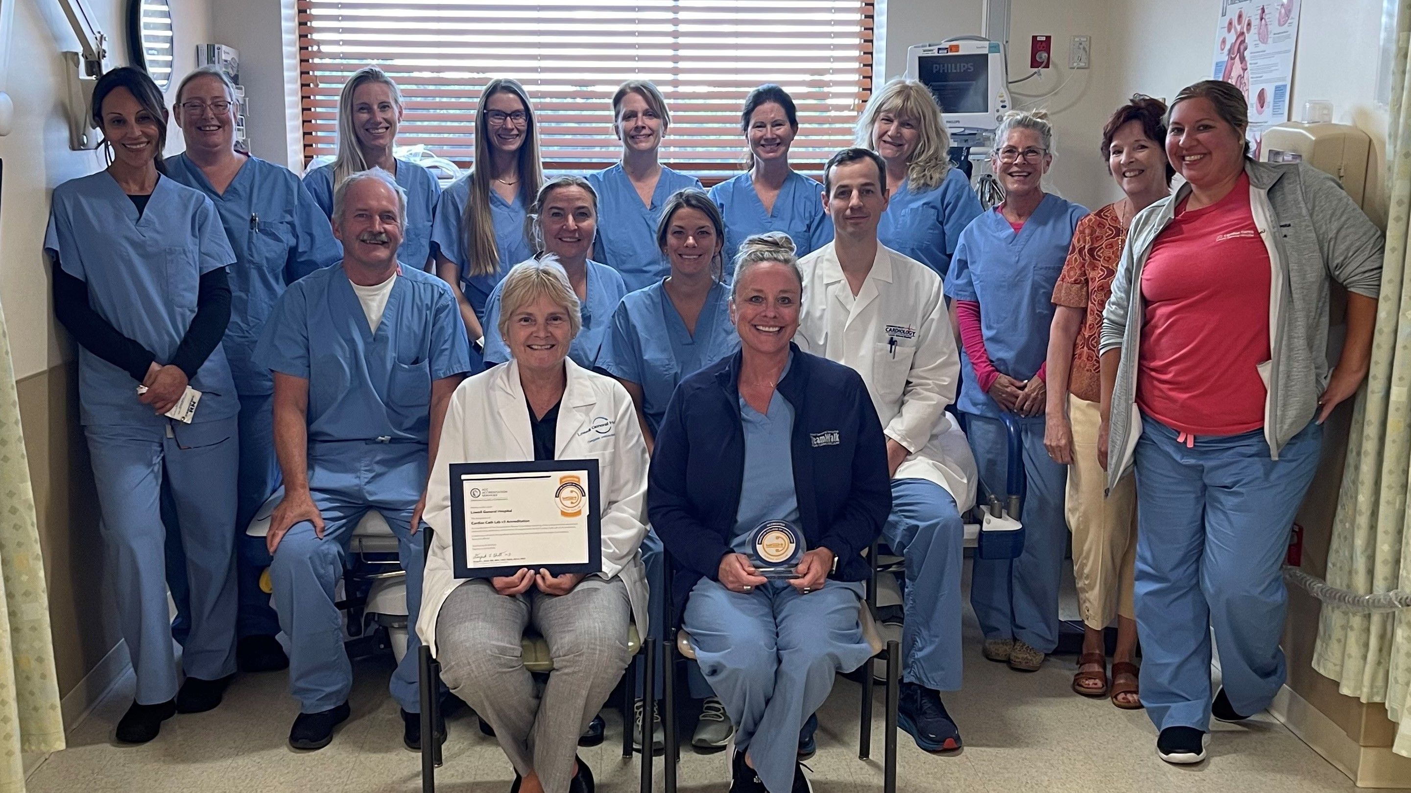 Tufts Medicine Lowell General Hospital recognized for excellence with ACC Cardiac Cath Lab Accreditation with PCI