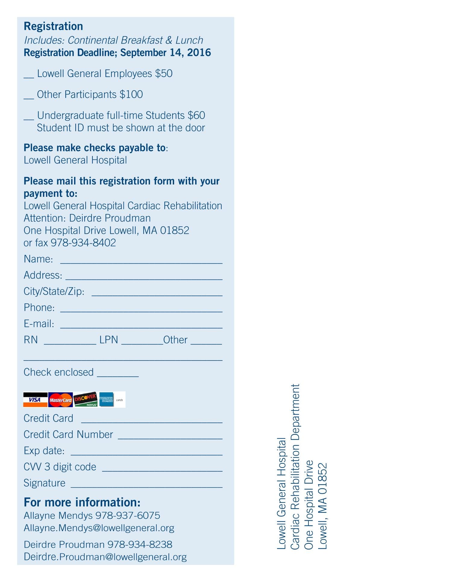 2016 Cardiovascular Nursing Conference flyer