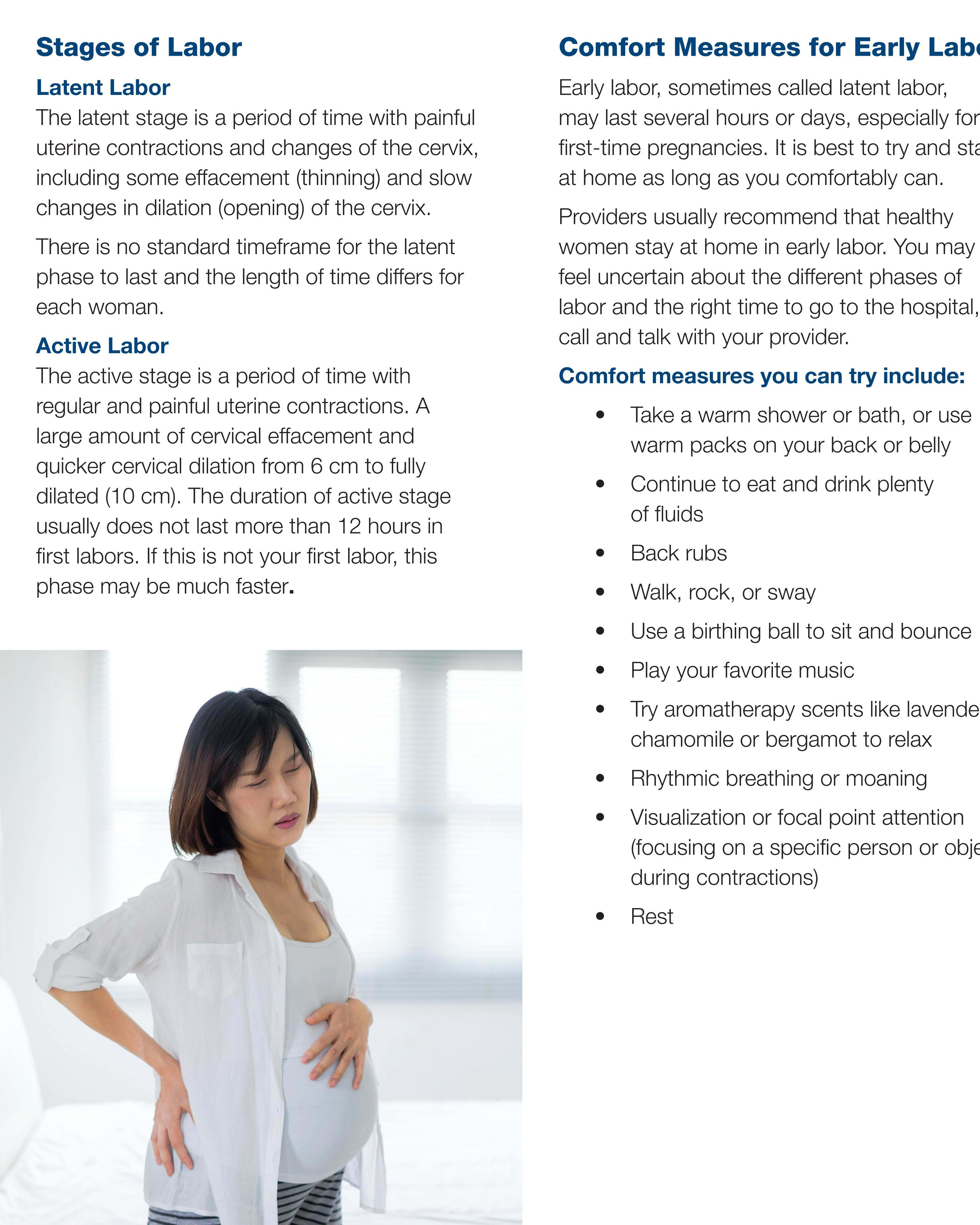 What to do When Labor Begins