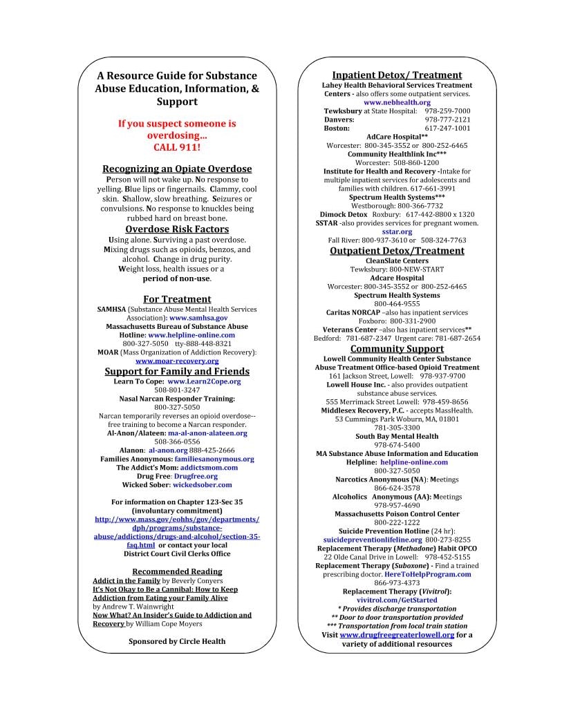 Substance Abuse Resource Guide