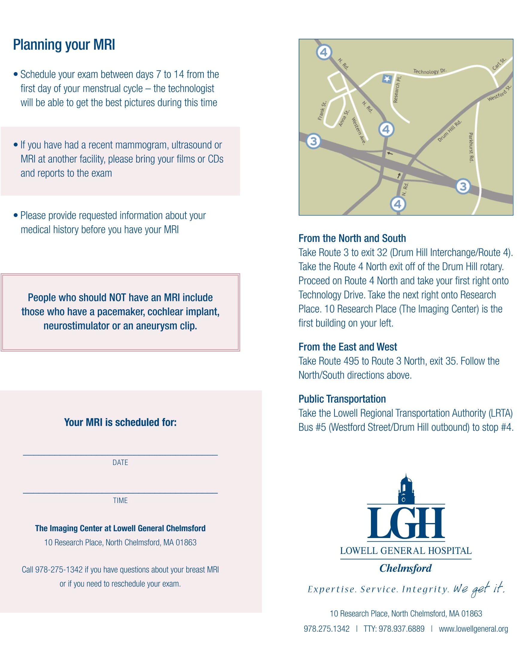 Breast MRI brochure