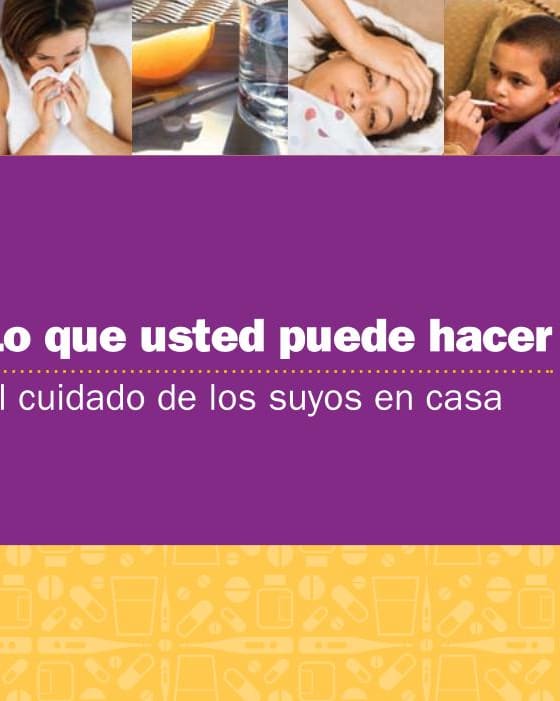 Flu: What You Can Do - Caring for People at Home - In Spanish