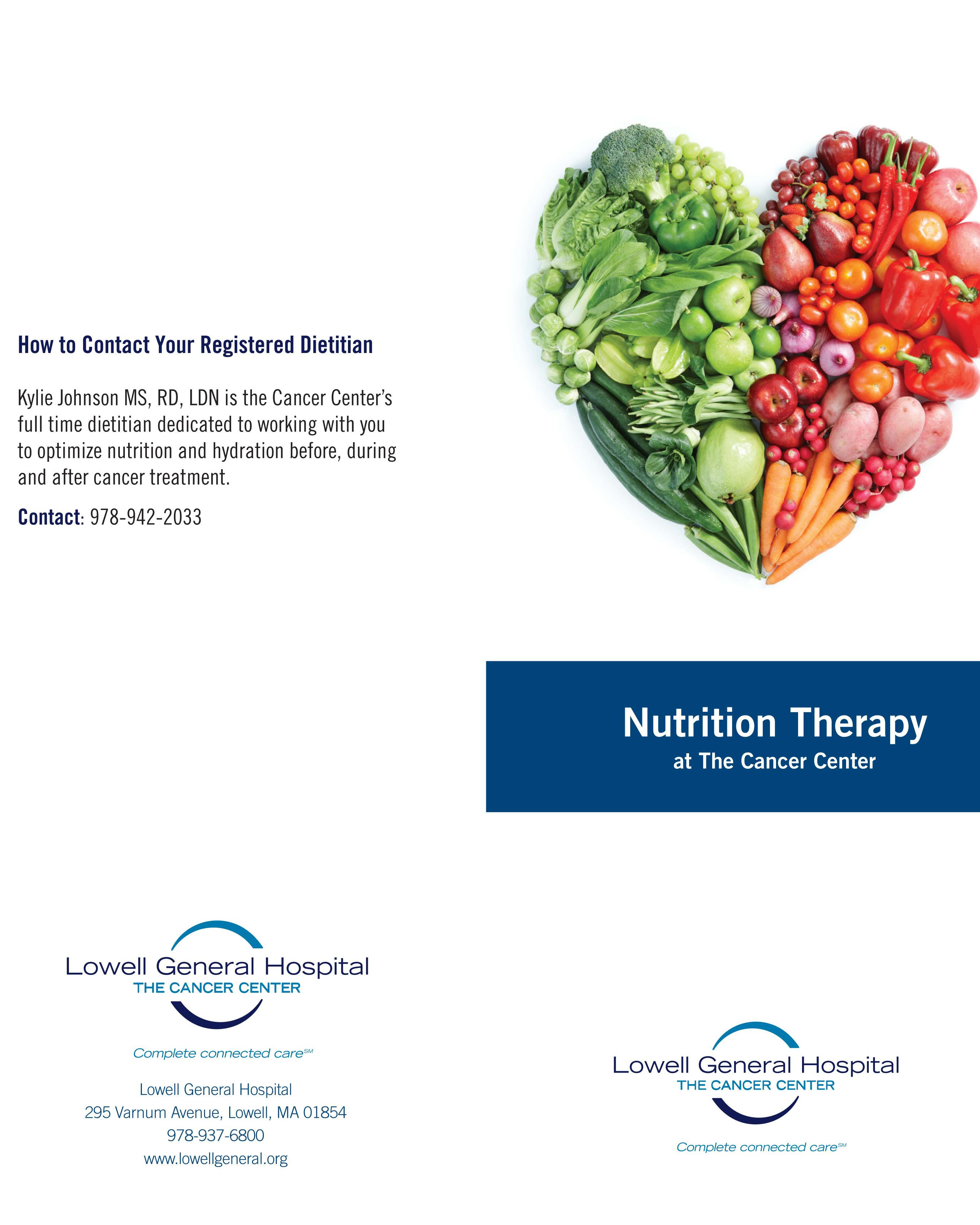 Nutrition Therapy at The Cancer Center