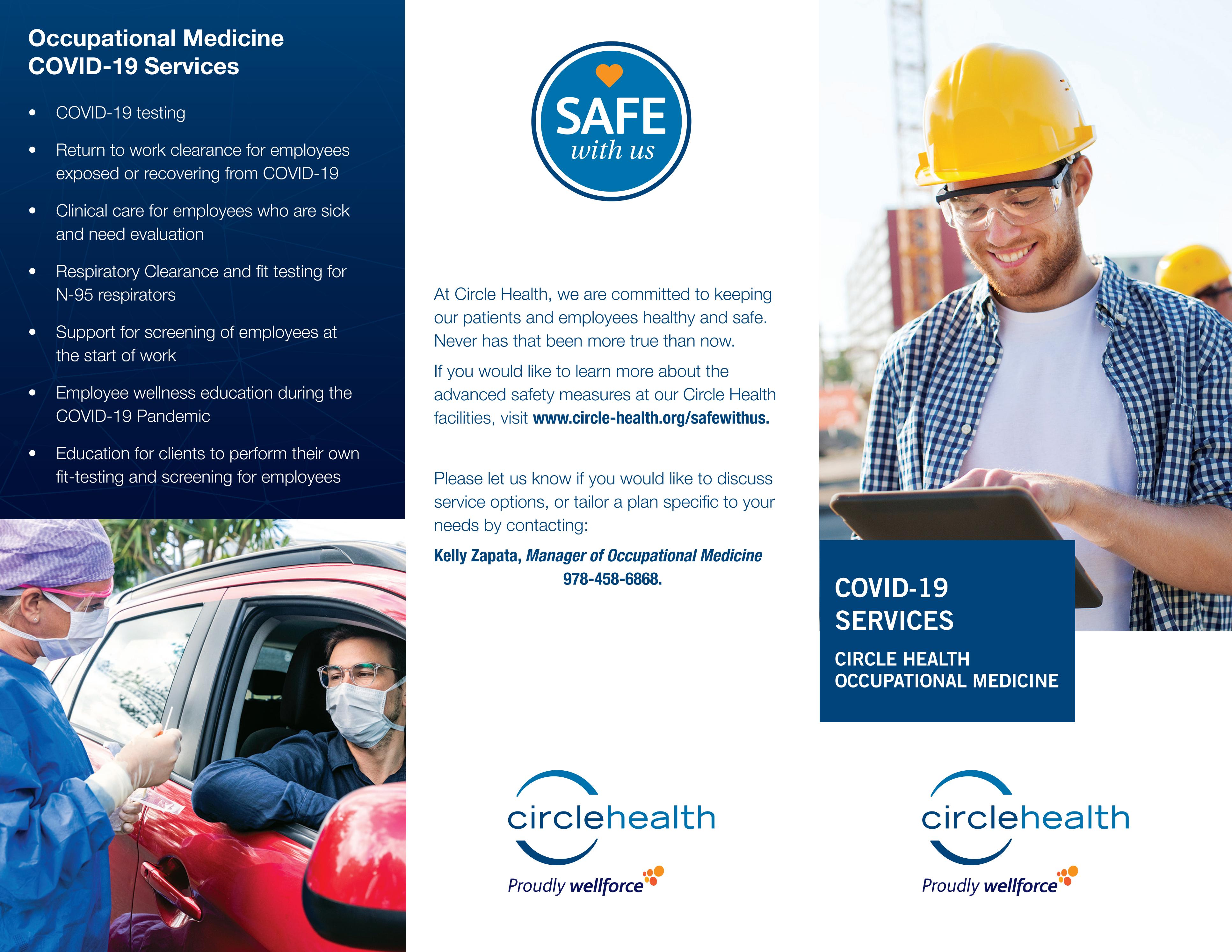 Occupational Medicine COVID-19 Services Brochure