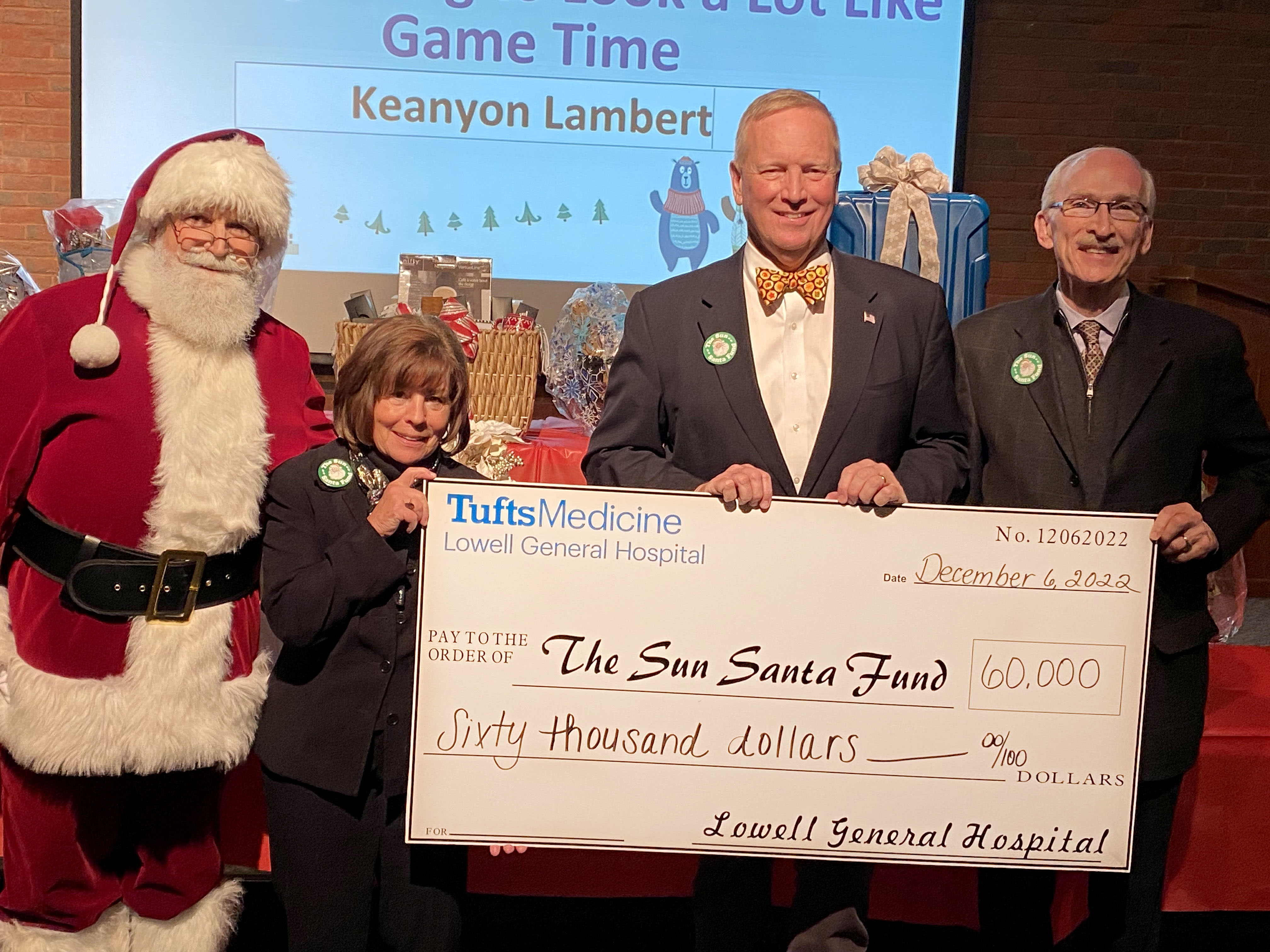 2022 Sun Santa check presentation