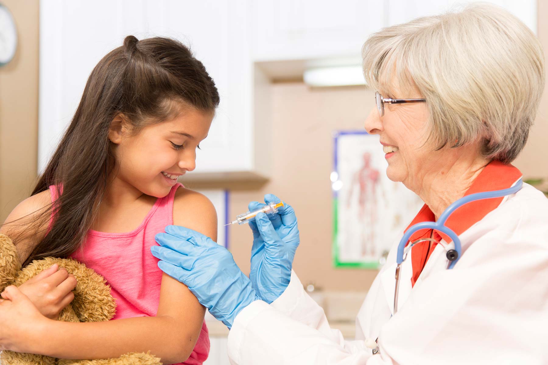 Immunization Services - provider giving child injection