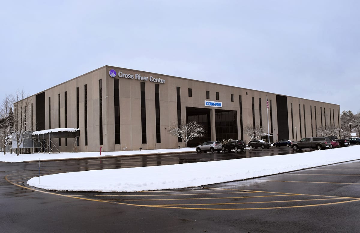 Mass COVID-19 vaccination site - exterior shot