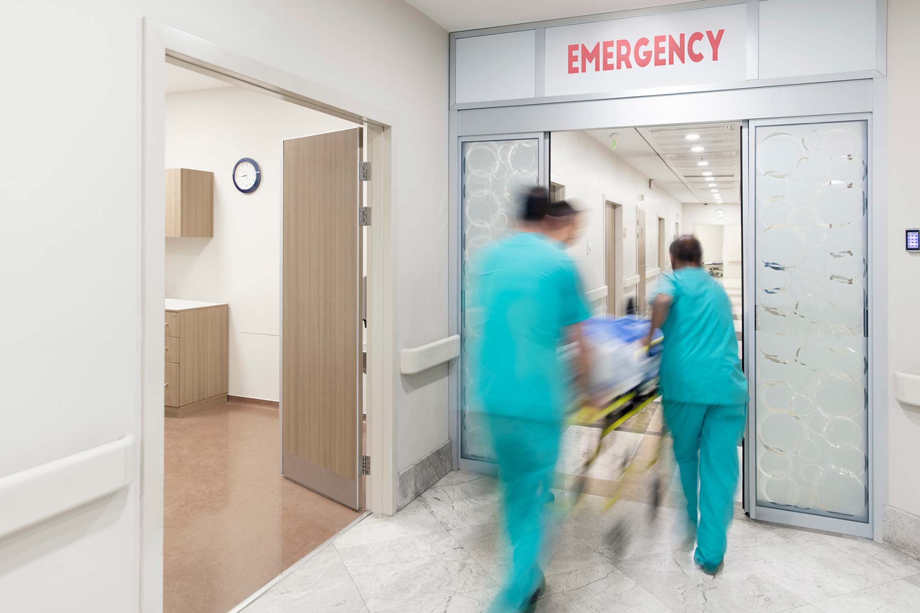 Emergency Services - providers transporting patient
