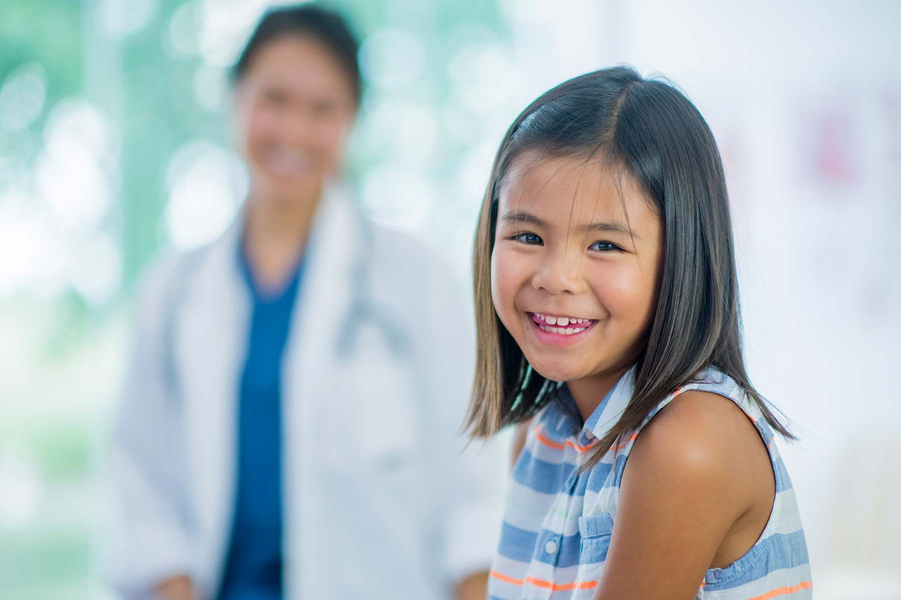 Pediatric Services - young girl smiling