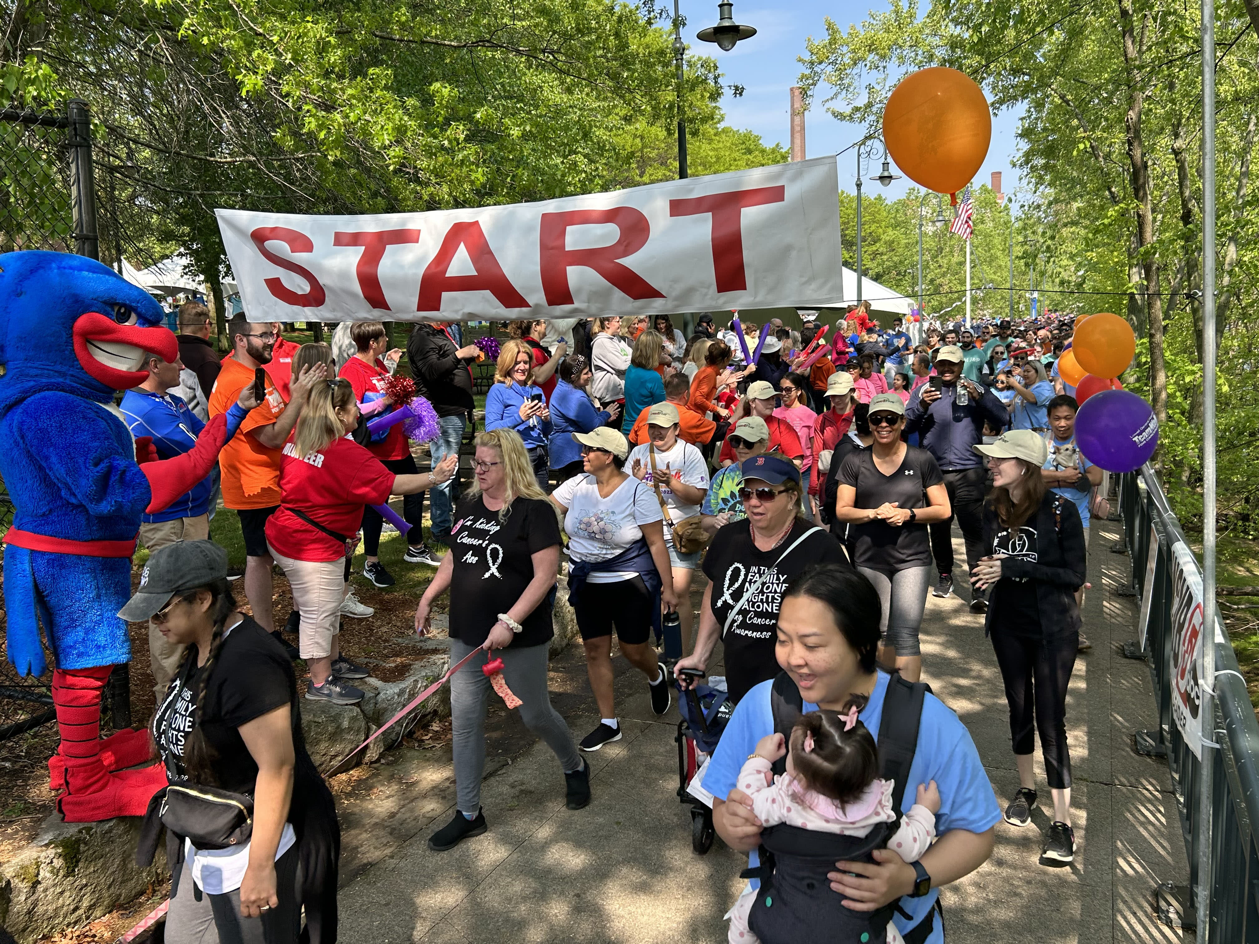 2023 TeamWalk Starting lin