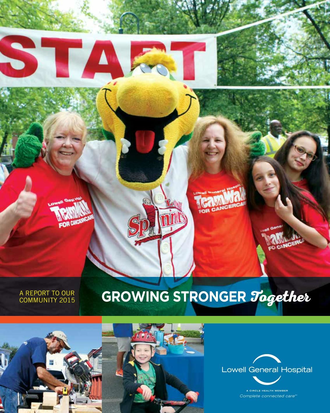 Lowell General Hospital Report to the Community, Fiscal Year 2015