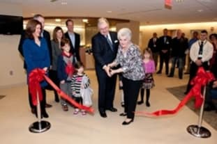 Rick and Martha Hanson ED Ribbon Cutting