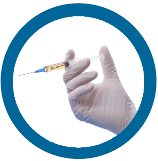 Vaccine syringe