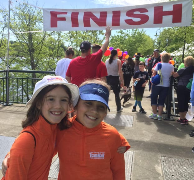 2017 TeamWalk Zoe and Giah