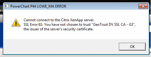 Error on Windows