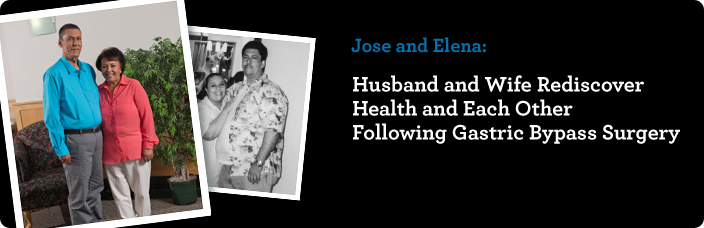 Jose & Elena Minaya before & after