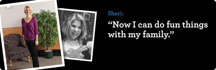Sheri Panas before & after