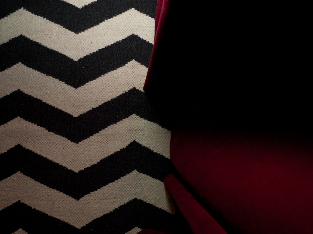 Twin Peaks Themed Bathroom