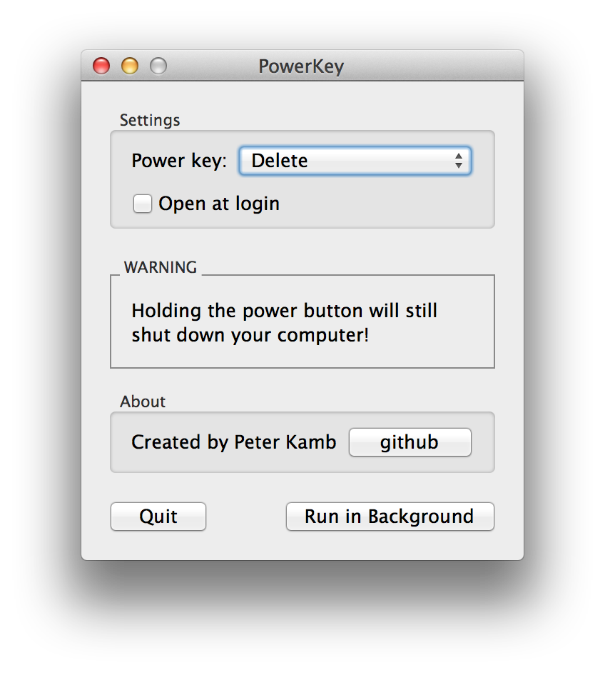 PowerKey
