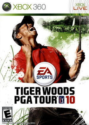 tiger woods pga tour 08 for xbox 360 setup for 2 players