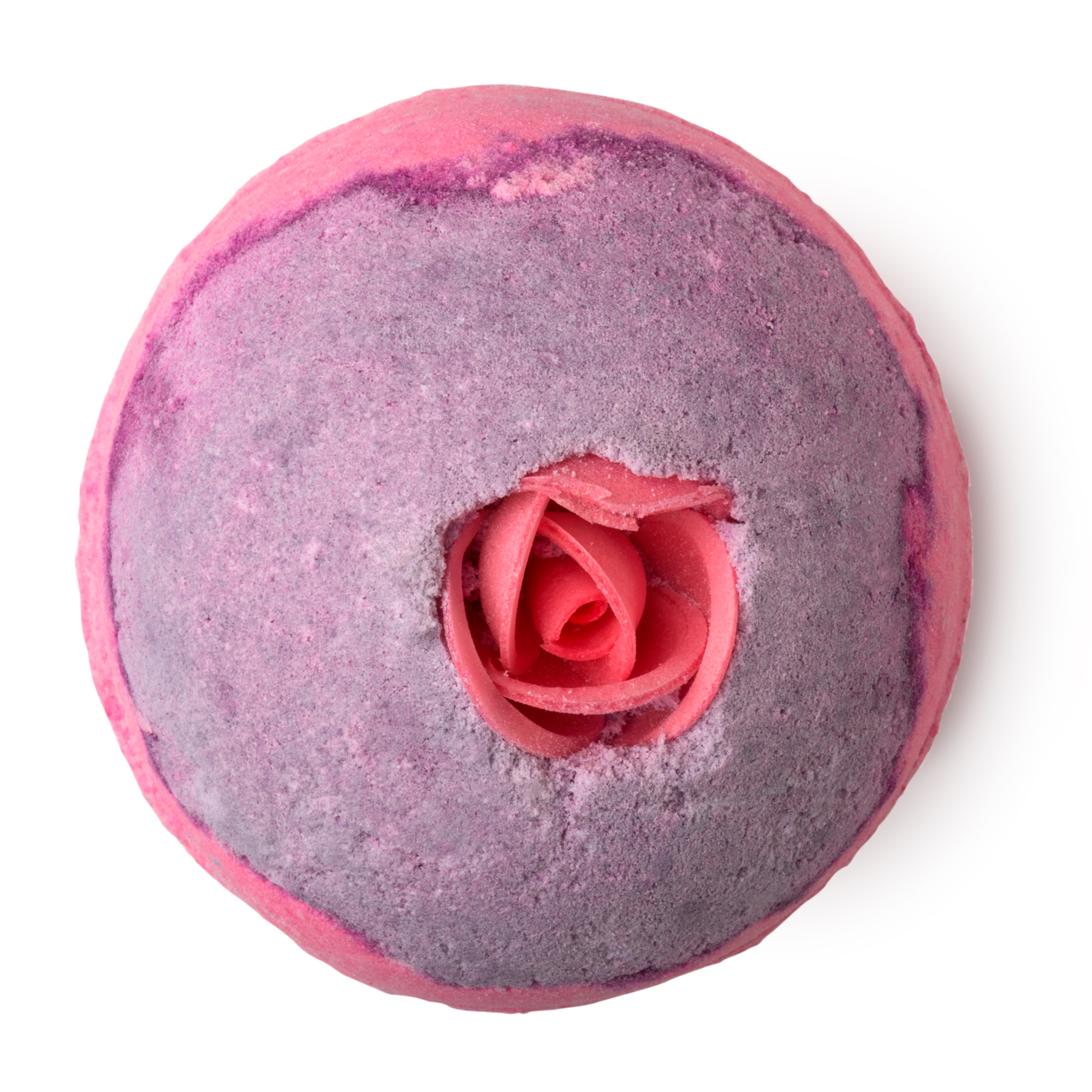 pink rose bath bomb