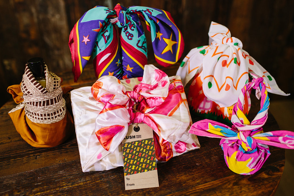Be inspired knot wrapping Lush Fresh Handmade Cosmetics UK