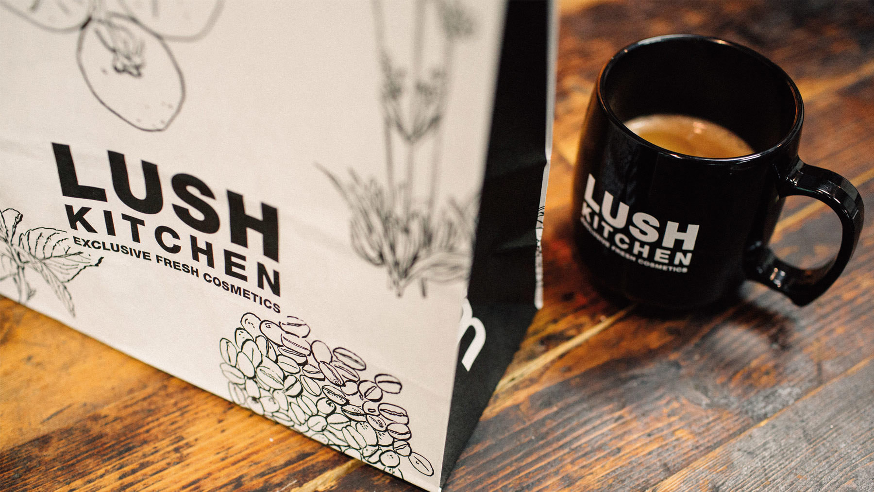 Produits frais de notre Lush Kitchen Lush France