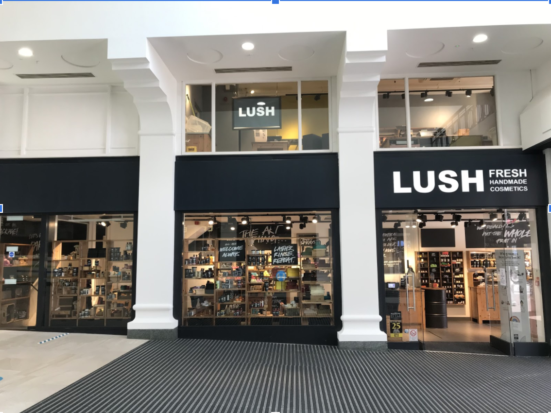 Shopping at Tunbridge Wells Lush Fresh Handmade Cosmetics UK