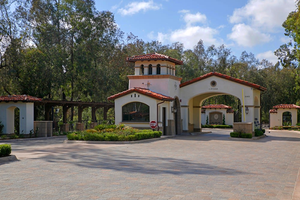 The gated community of Fairbanks Ranch includes a variety of estates.