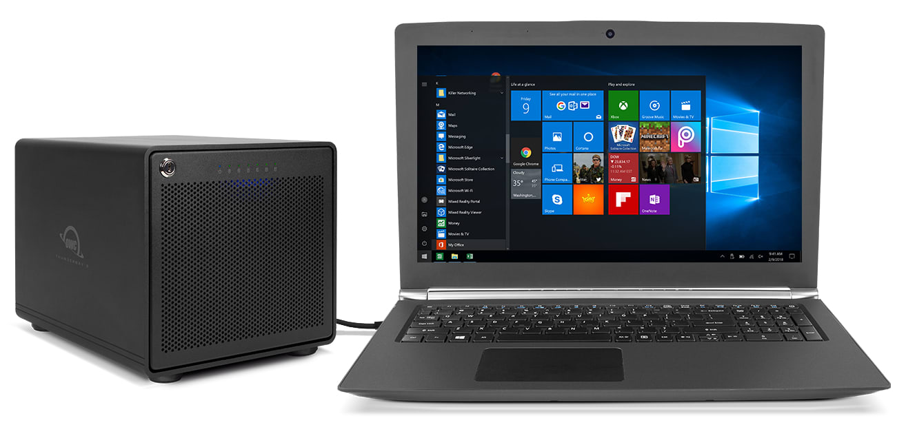 OWC ThunderBay 6 with Windows PC