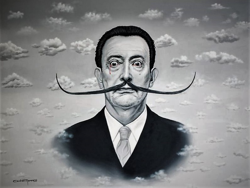 Fotografía de Los defensores de la pintura sobre lienzo