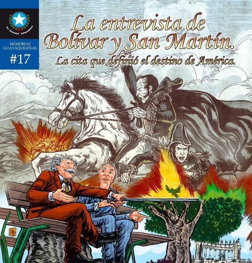 Fotografía de Entrevista de Bolívar y San Martín