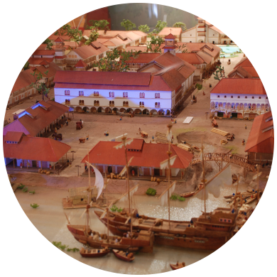 maqueta guayaquil colonial