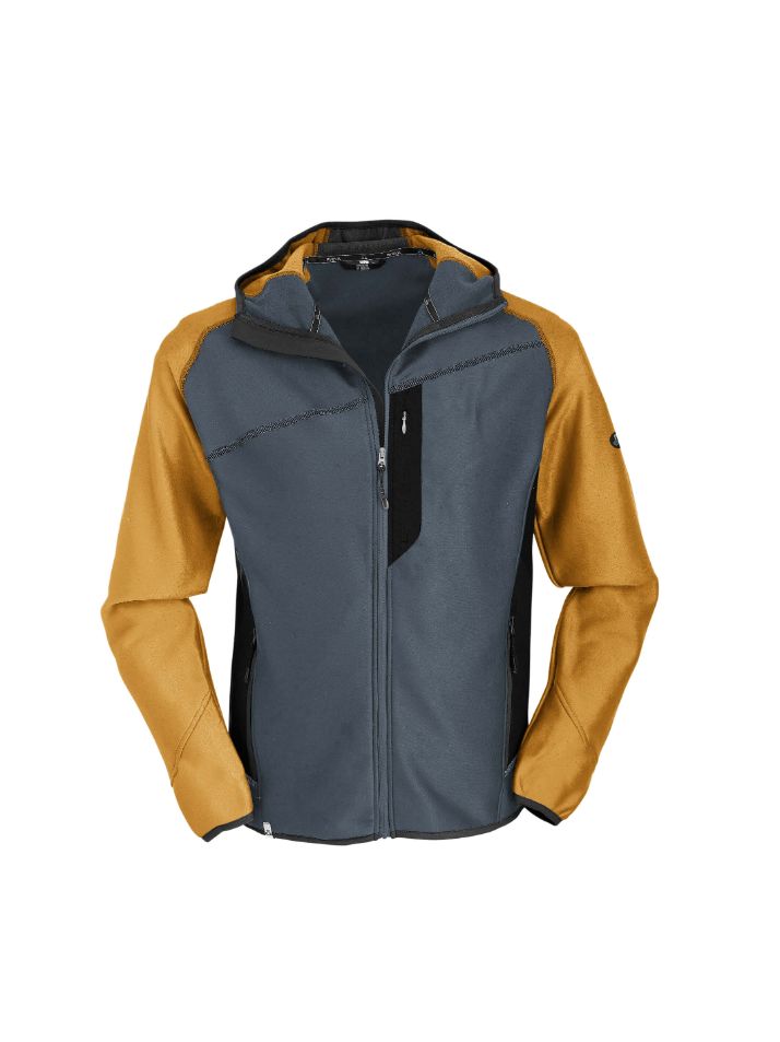 Taufstein II-Megastretch Fleecejacke m. Kapuze