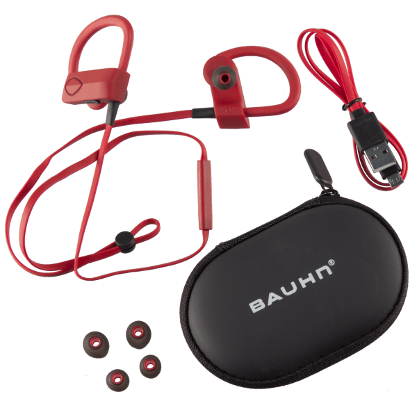 Bauhn Wireless Sweatproof Performance Earbuds with Mic and Storage Case