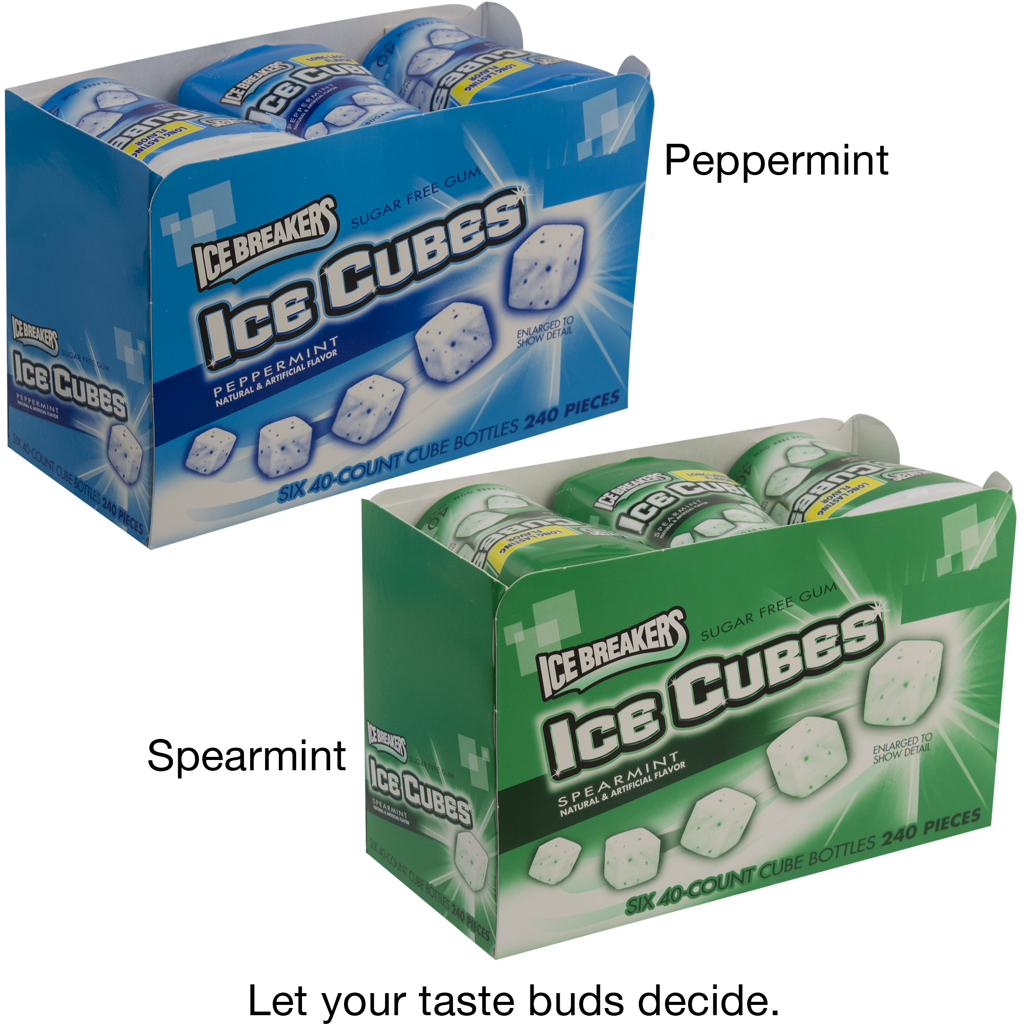 Meh 240forTuesday Ice Breakers 6Pack 40ct Gum (Spearmint & Peppermint)