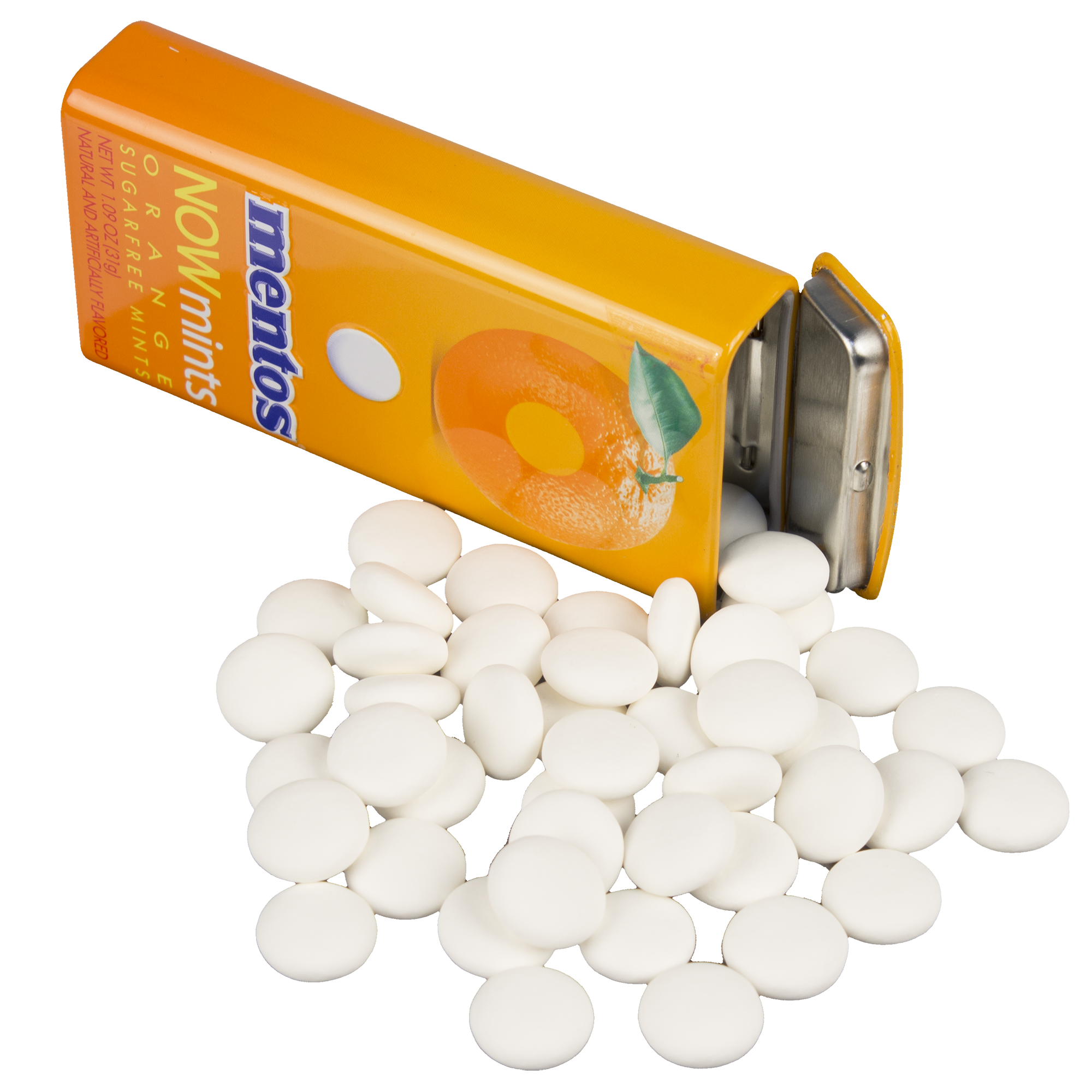 12-pack: orange mentos now mints