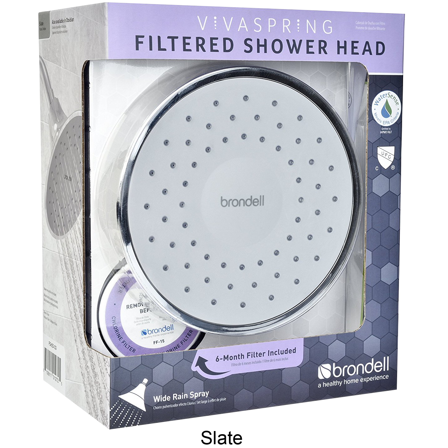 Meh Brondell VivaSpring Filtered Shower Head
