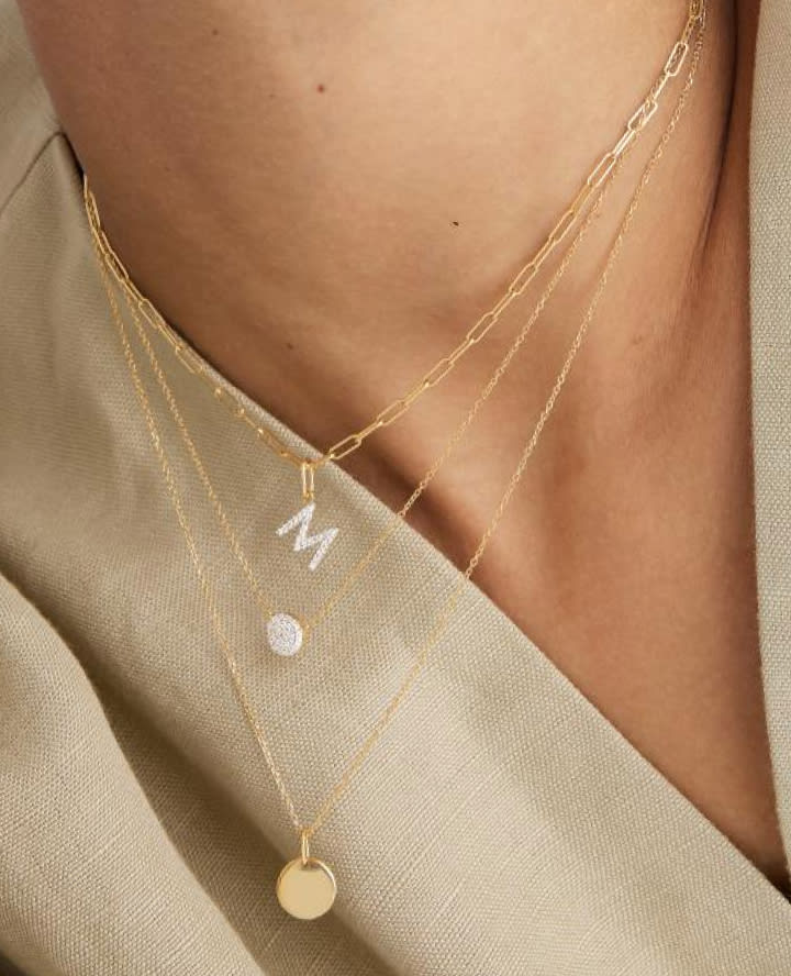 Mejuri 14K Yellow Gold Chain Necklaces: Dot Chain Necklace