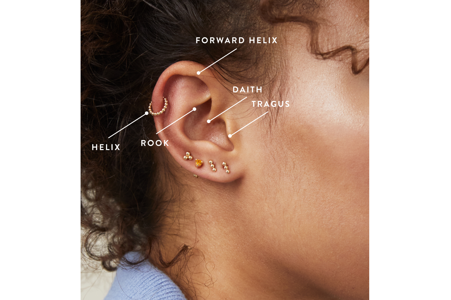 Helix Earrings - Jewelry for Helix Piercings