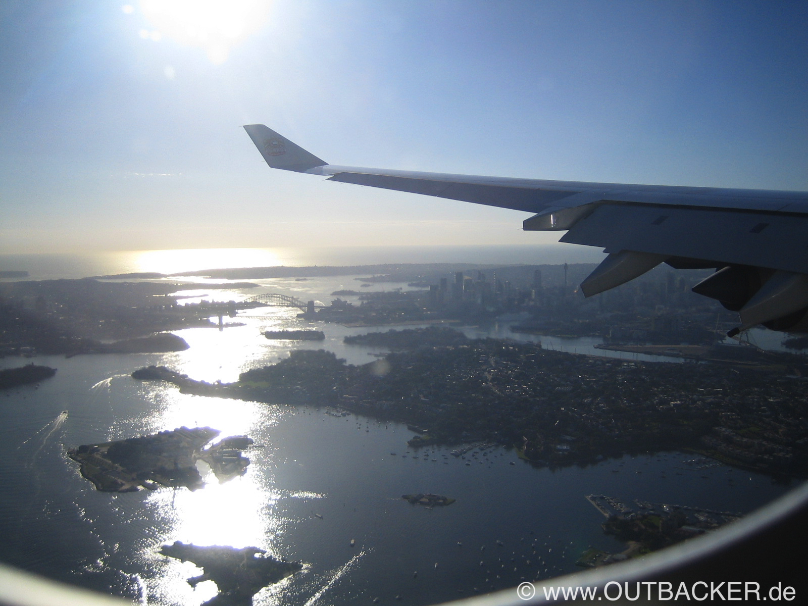 Anflug auf Sydney