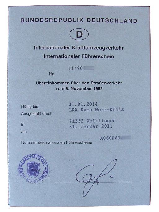 Internationaler Führerschein - OUTBACKER DownUnder Infos A-Z
