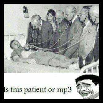 Patient mp3 detected