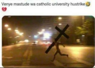 Venye mastude wa Catholic University hustrike